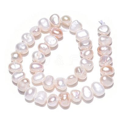 Natural Cultured Freshwater Pearl Beads Strands PEAR-N014-04D-01-1
