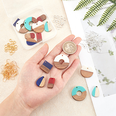 DIY Dangle Earring Making Kits DIY-OC0007-20-1
