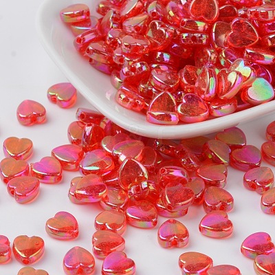 Eco-Friendly Transparent Acrylic Beads X-PL539-806-1