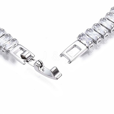 Cubic Zirconia Classic Tennis Bracelet ZIRC-S067-073A-NF-1