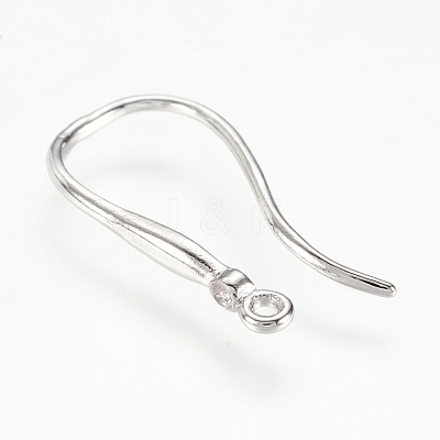 Brass Earring Hooks KK-L152-22P-1