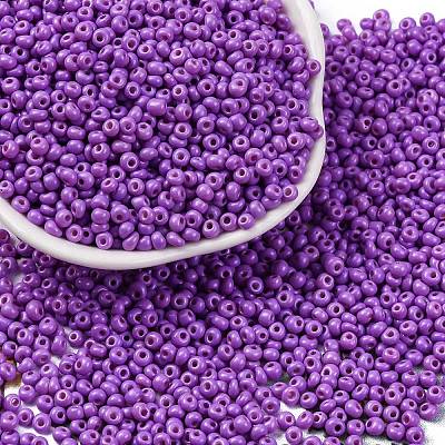 8/0 Baking Paint Glass Seed Beads X1-SEED-M012-02A-40-1