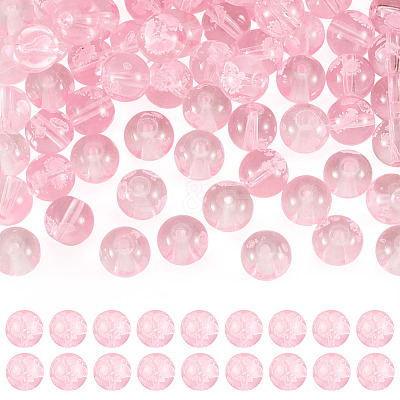 80Pcs Handmade Transparent Lampwork Beads FIND-TAD0001-04B-1