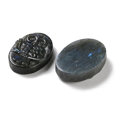 Natural Labradorite Cabochons G-I368-B10-1