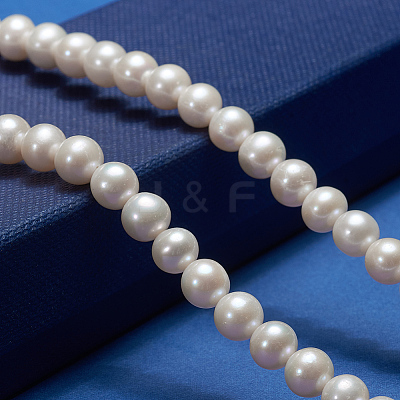 Natural Cultured Freshwater PearlBeads Strands PEAR-E002-04-01-1