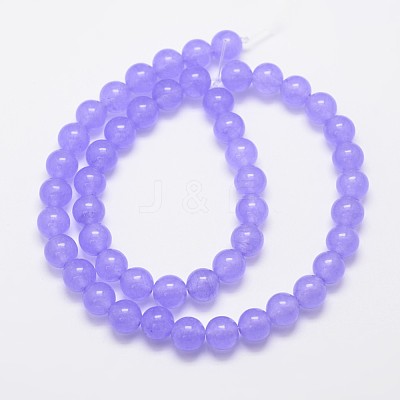 Natural & Dyed Malaysia Jade Bead Strands X-G-A146-8mm-A19-1