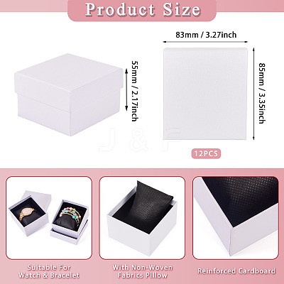 Rectangle Paper Jewelry Gift Boxes CON-TAC0010-91B-1