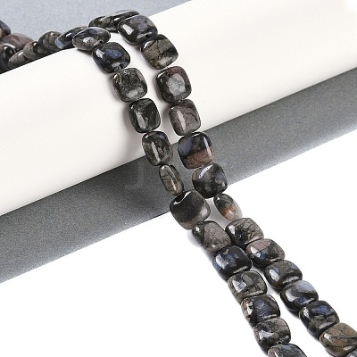 Natural Glaucophane Beads Strands G-C141-F01-01-1