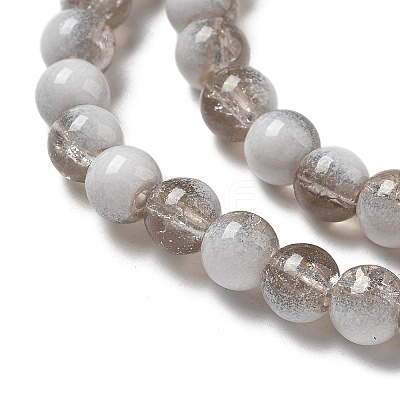 Crackle Glass Beads X1-GLAA-U001-6mm-06-1