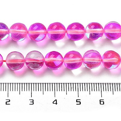 Transparent Glass Beads GLAA-B022-8mm-13-1