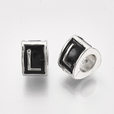 Alloy European Beads MPDL-S038-09L-1