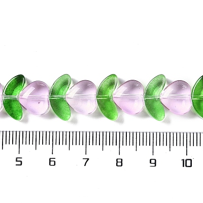 Transparent Glass Beads Strands GLAA-B021-04G-1