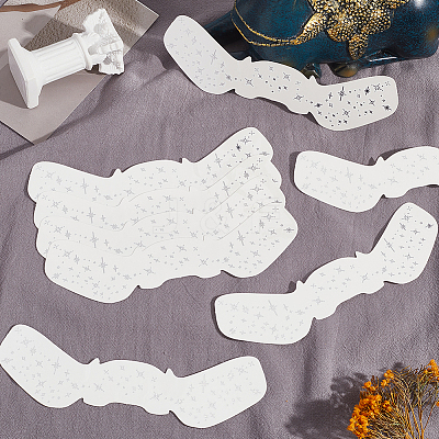 10Pcs Transfer Sticker Proof Removable Temporary Tattoos Stickers DIY-SP0003-65B-03-1