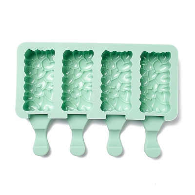Food Grade DIY Rectangle Ice-cream Silicone Molds LS-DIY-D062-03A-1