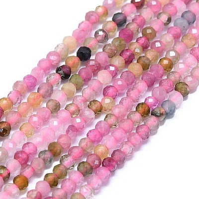 Natural Tourmaline Beads Strands G-G106-A07-01-1