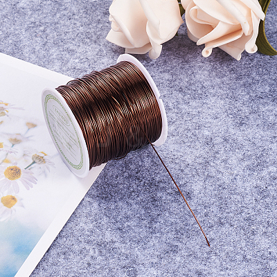 Round Copper Beading Wire for Jewelry Making YS-TAC0004-0.6mm-05-1