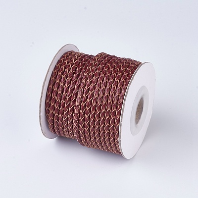 Braided Leather Cords WL-P002-10-A-1