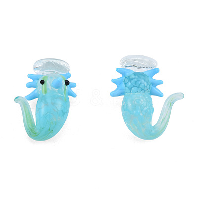 Handmade Bumpy Lampwork Beads LAMP-N029-022A-1