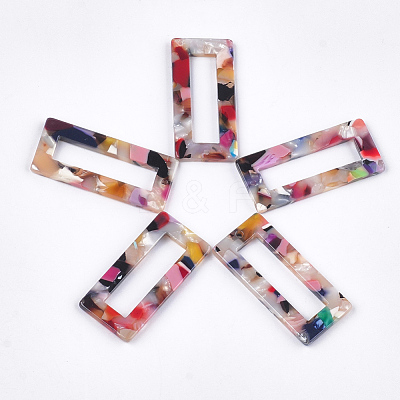 Cellulose Acetate(Resin) Pendants KY-T008-23E-1