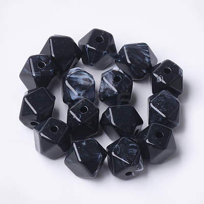 Acrylic Beads OACR-T007-09D-1