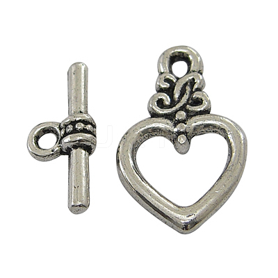 Tibetan Style Toggle Clasps LS-LF1526Y-NF-1
