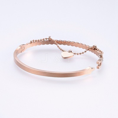 304 Stainless Steel Bangles BJEW-P223-09-1