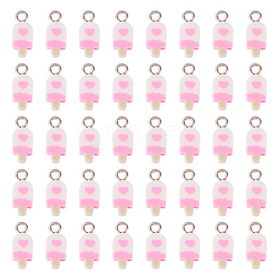 100Pcs Handmade Polymer Clay Charms CLAY-TA0001-96D-1