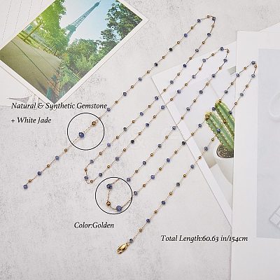 304 Stainless Steel Link Chain Necklaces NJEW-SW00051-1