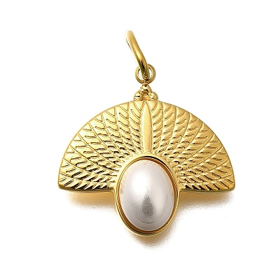 304 Stainless Steel Pendants STAS-Q337-11G-1
