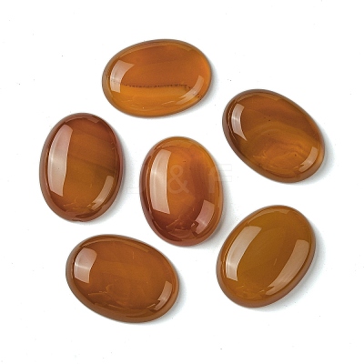 Natural Red Agate Cabochons G-L601-03C-03-1