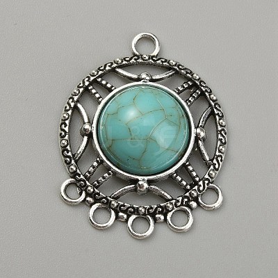 Synthetic Turquoise Chandelier Component Links LS-FIND-TAC0011-49A-AS-1