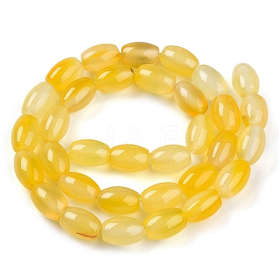 Dyed Natural Agate Beads Strands G-T141-15B-02-1