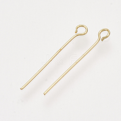 Brass Eye Pins KK-S348-405A-1