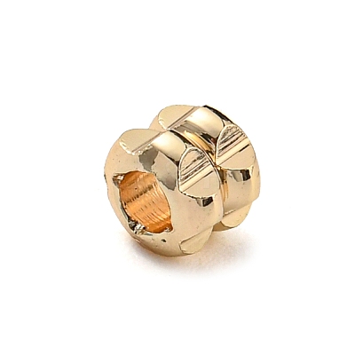 Rack Plating Brass Beads KK-A196-03KCG-1
