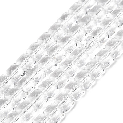 Transparent Glass Beads Strands GLAA-L050-A18-1