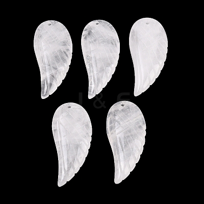 Natural Quartz Crystal Pendants G-E435-F-16-1