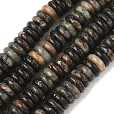 Natural Biotite Beads Strands G-B155-B04-4x10mm-1