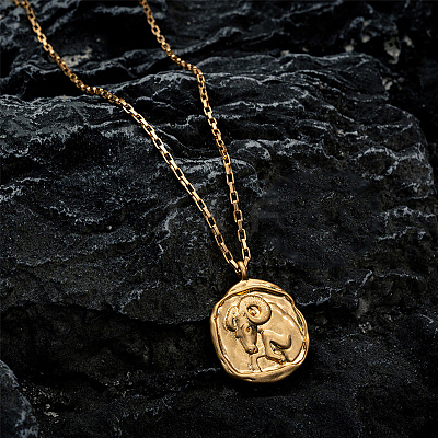 Stainless Steel Cable Chain Necklace WG93556-01-1