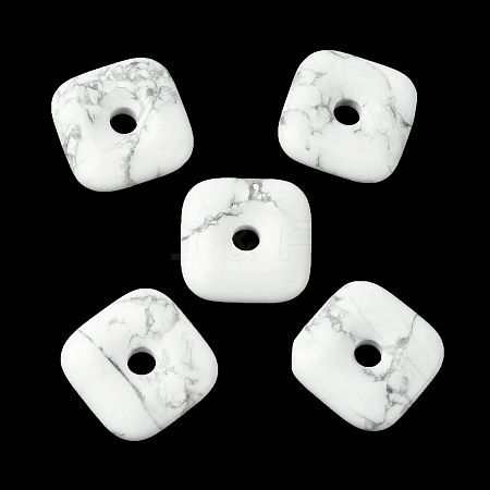 Natural Howlite Pendants GG-D003-B02-15-1