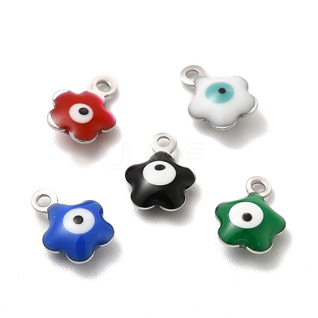 304 Stainless Steel Enamel Charms STAS-G302-01P-1