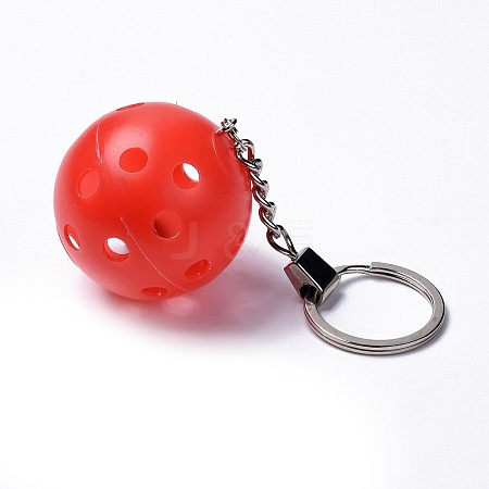 Plastic Pickleball Keychain KEYC-C003-01D-1