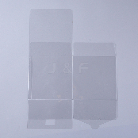 Foldable Transparent PVC Boxes X-CON-WH0068-94F-1