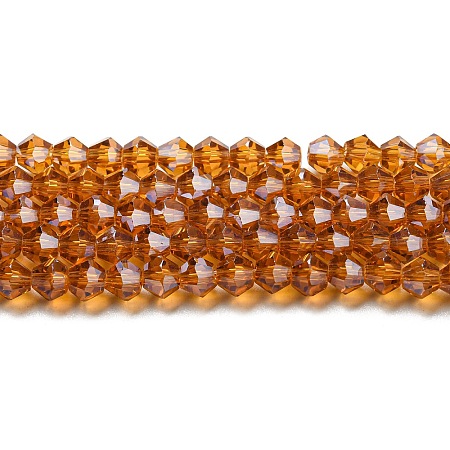 Transparent Electroplate Glass Beads Strands LS-EGLA-A039-T2mm-A28-1