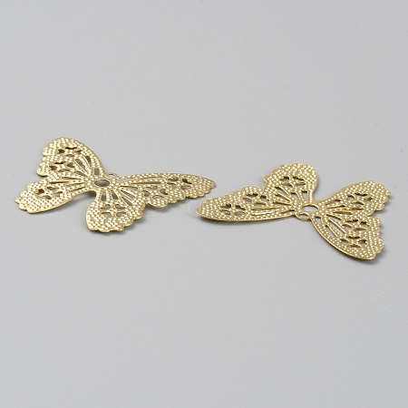 Brass Filigree Pendants FIND-WH0110-644D-1