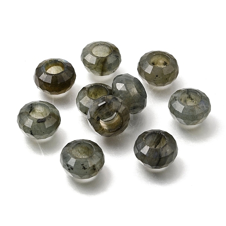Natural Labradorite European Beads GG-NH0003-A01-1