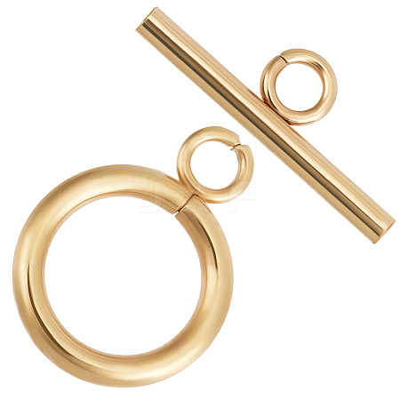 25 Sets 304 Stainless Steel Toggle Clasps STAS-BBC0005-87-1