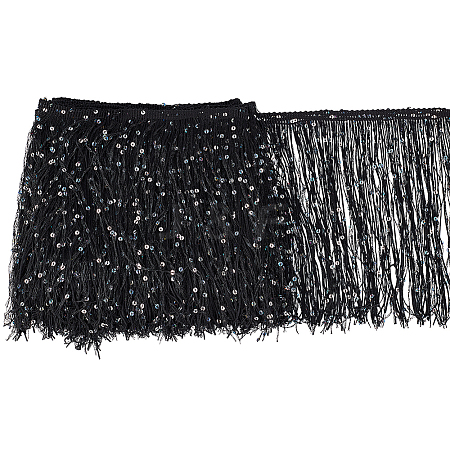 5M Paillette Tassel Polyester Ribbon Trim OCOR-BC0006-56A-1