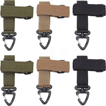 SUPERFINDINGS 6Pcs Nylon Cable Tie with Plastic Clasp Gloves Holder AJEW-FH0001-49-1