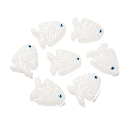 Transparent Glass Enamel Beads LAMP-U004-06-08-1