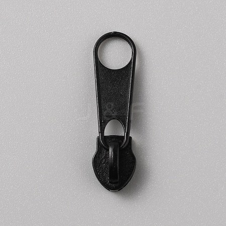 Spray Painted Zinc Alloy Zipper Pull FIND-WH0427-33A-01-1